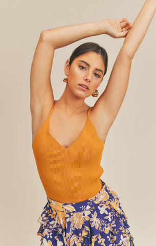 Sage The Label Bethany Cami - Mustard