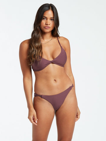 Volcom Simply Seamless V Neck - Eggplant