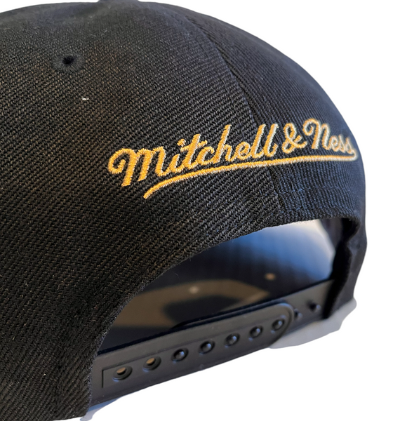 Mitchell & Ness Nuggets NBA Core Snapbacks Hat - Black