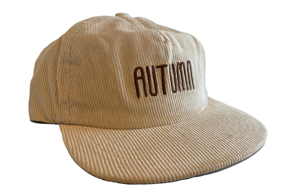 Autumn 5 Panel Corduroy Snapback Hat