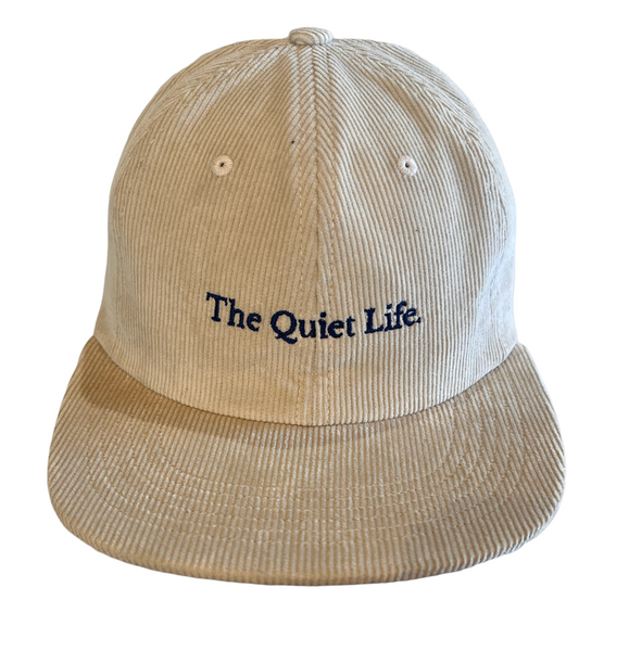 The Quiet Life Serif Polo Corduroy Hat - Stone