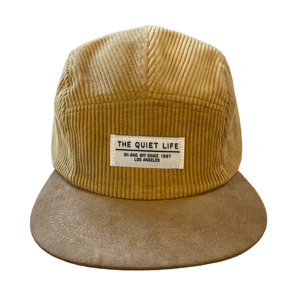The Quiet Life Carlos Cord Combo 5 Panel Hat - Tan