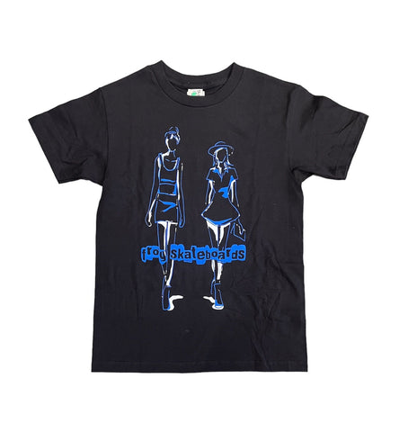 Frog Skateboards Girl Boss T-Shirt - Black