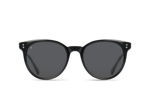 Raen Norie Cat-Eye Handmade Sunglasses - Crystal Black / Dark Smoke