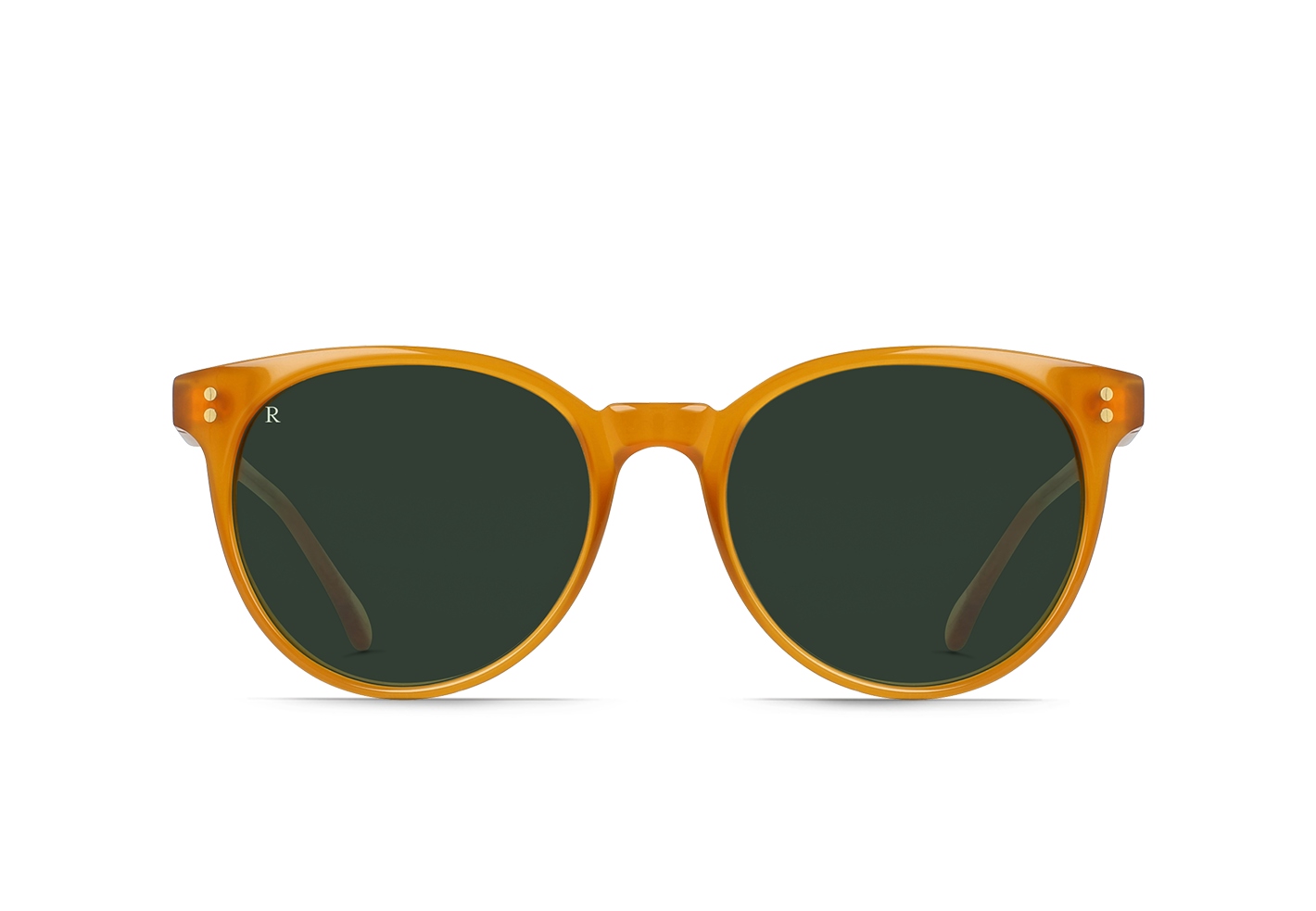Raen Norie Cat-Eye Handmade Sunglasses - Honey/Bottle Green