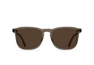 Raen Wiley Mens Square Sunglasses - Ghost/Brown Polarized