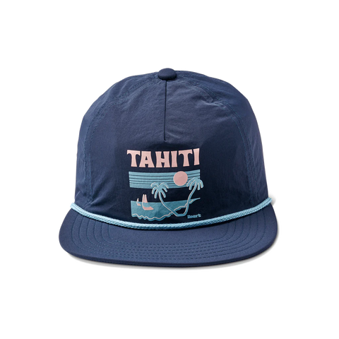 Roark Tahiti Time Classic 5 Panel Hat - Dark Navy