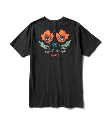Roark Flower Premium Tee - Black