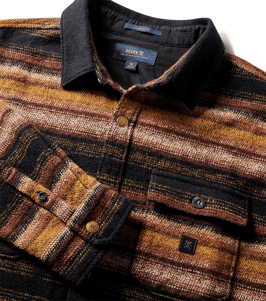 Roark Nordsman Cotton Flannel Shirt - Brown