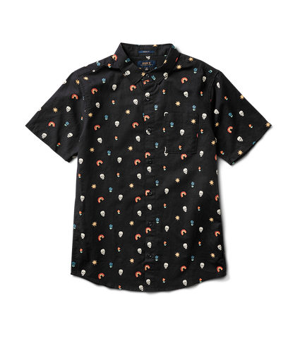 Roark Calavera Journey Button Up Shirt - Black
