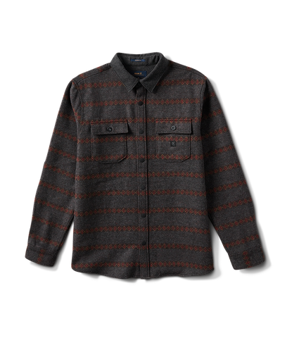 Roark Nordsman Flannel Shirt -Charcoal Heather