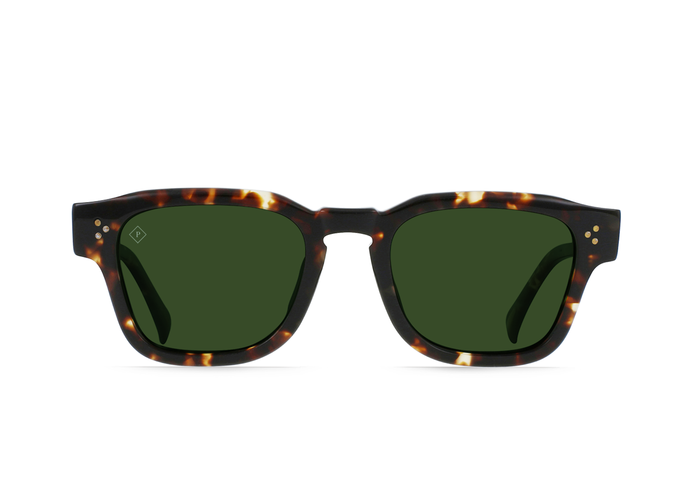 Raen Rece Brindle Tortoise Green Sunglasses