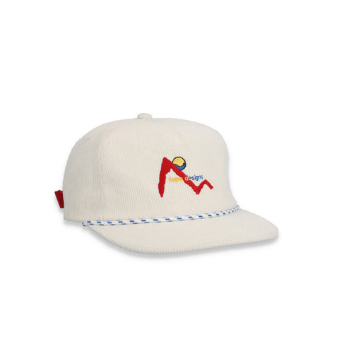 Topo Designs Corduroy Trucker Hat Sunset - Natural