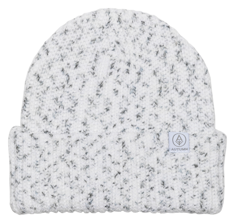 Autumn Headwear Simple R Beanie - Dirty Snow