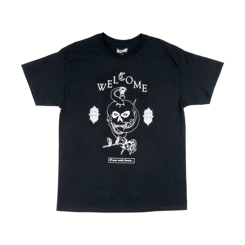 Welcome Fangs Tee - Black