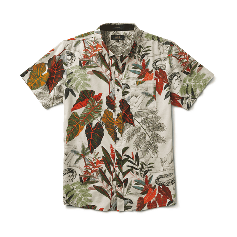 Roark Scholar Button Collar Up Shirt - Lake Viahiria Bone