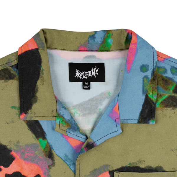 Welcome Impression Rayon Camp Shirt - Olive