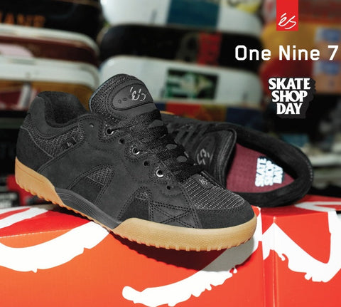 Es One Nine 7 Skate Shop Day Shoes - Black/Gum