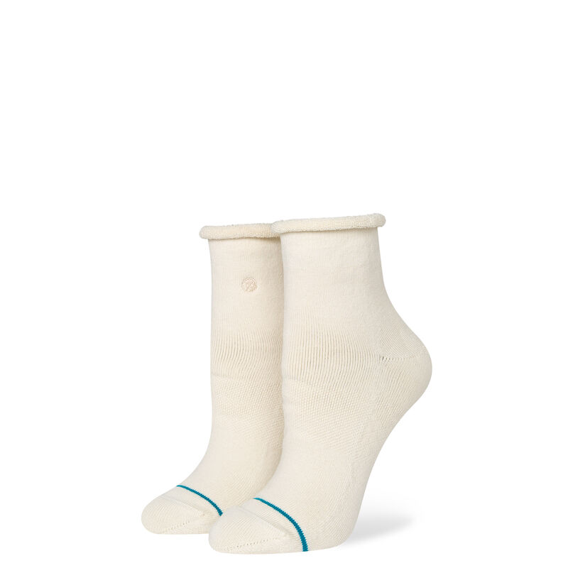 Stance Thicc Quarter Socks - Off White