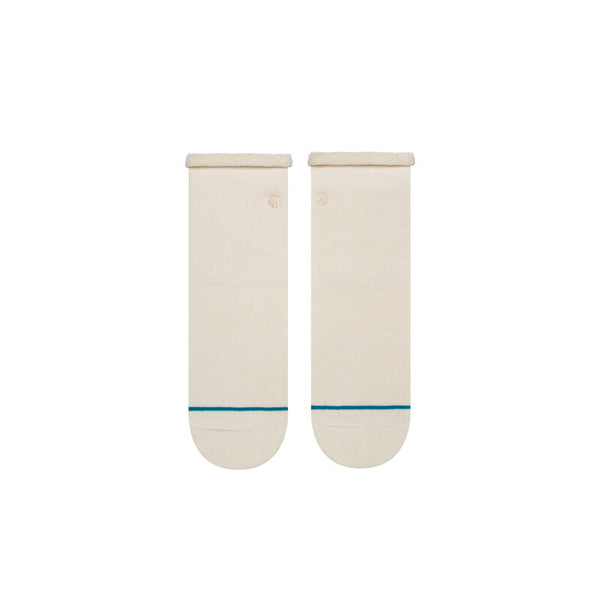 Stance Thicc Quarter Socks - Off White