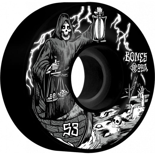 BONES WHEELS STF Skateboard Wheels Reaper Crossing 53mm V1 Standard 99A
