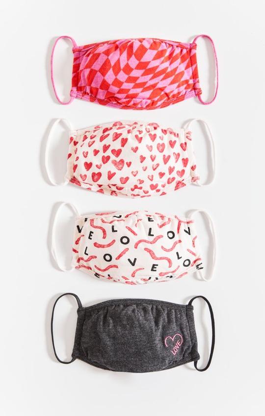 Z Supply Love Is In The Air 4 Pack Facemask