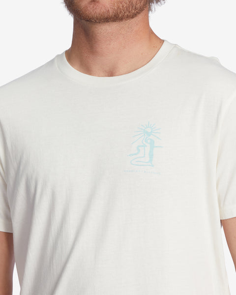 Billabong Sacred Sands Organic T- Shirt - Off White