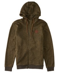 Element Sierra Zip Up Hoodie - Army Heather