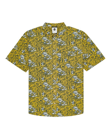 Element Garden Poplin Short Sleeve Woven Shirt - Garden