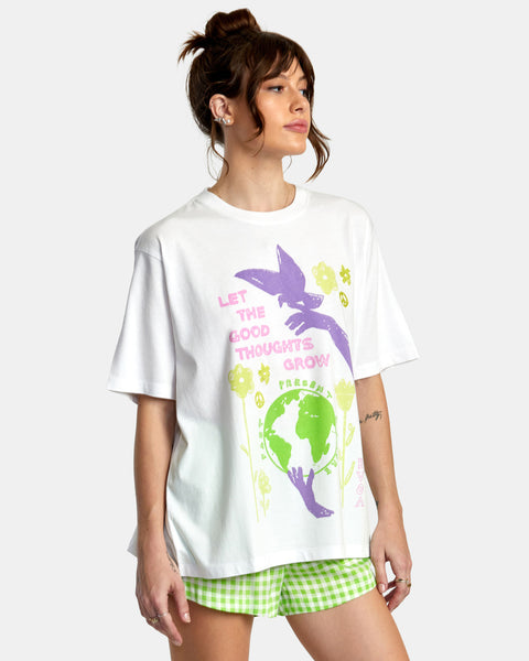 RVCA Good Grow Anyday T-Shirt - White