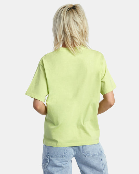 RVCA Swirl Anyday T-Shirt - Daiquiri Green