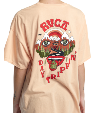 RVCA Day Trippng Baggie T-Shirt - Pink Sand