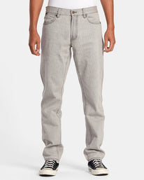 RVCA The Weekend Straight Fit Pant - Mid Grey