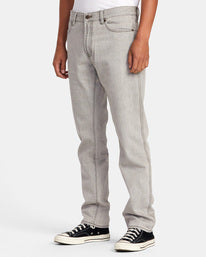 RVCA The Weekend Straight Fit Pant - Mid Grey
