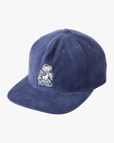 RVCA Trippy Snail Claspback Hat - Dark Blue