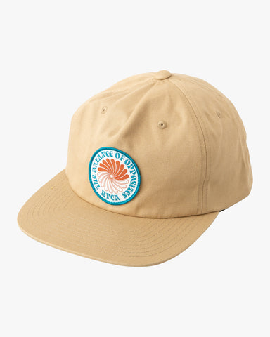 RVCA Twister Snapback Hat - Southern Moss