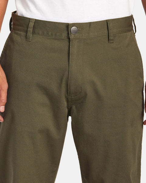 RVCA Weekend Stretch Chino Pants - Olive
