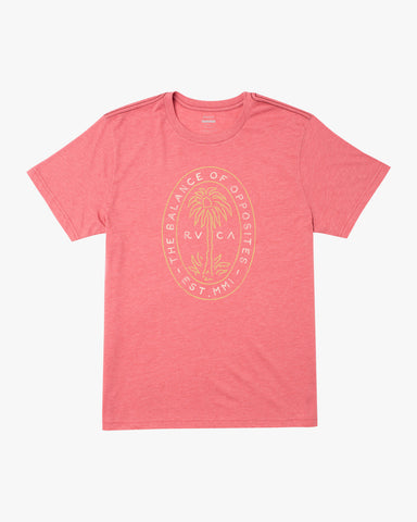 RVCA Palm Seal Tee - Dusty Pink