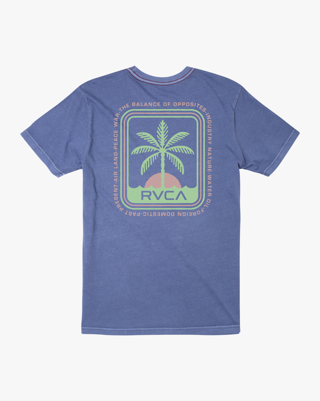 RVCA Palm Beach Tee - Royal