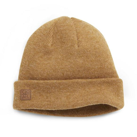 Coal Harbor Rib Knit Fisherman Beanie - Heather Mustard