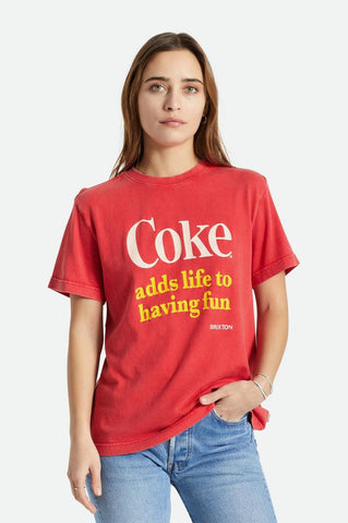 Brixton X Coca-Cola Having Fun Vintage T-Shirt