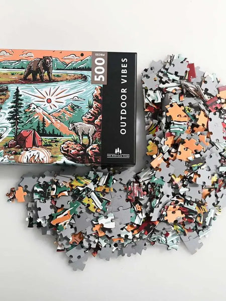 The Montana Scene Outdoor Vibes Puzzle