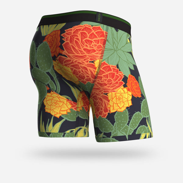 BN3TH Classic Boxer Brief With Fly - Desert Bloom Dark Navy