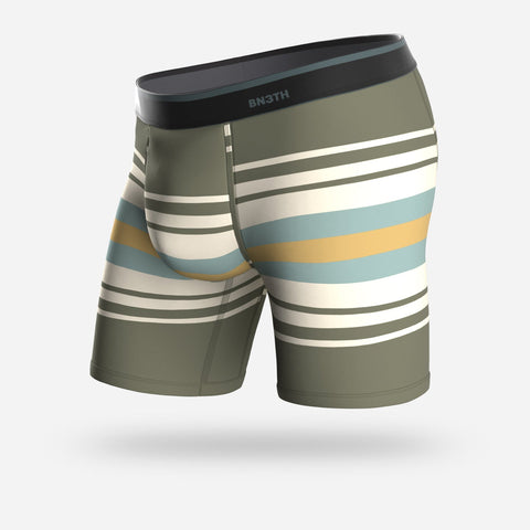 BN3TH Classic Boxer Brief With Fly - Sunday Stripe Pine