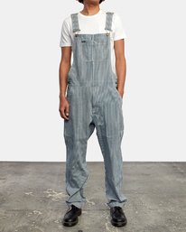 RVCA Chainmail Relaxed Fit Overall - Indigo