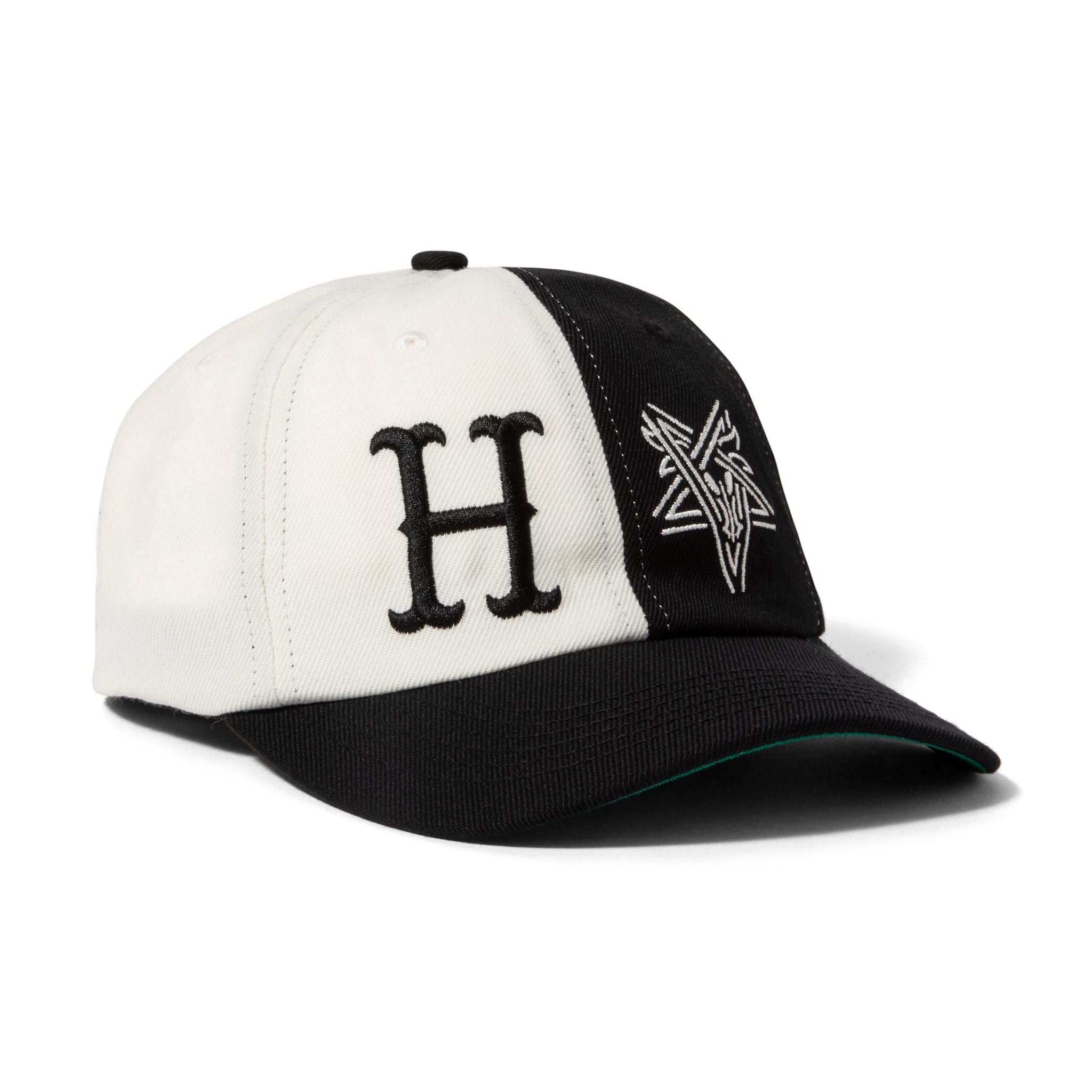 Huf x Thrasher Split Snapback Hat - Black