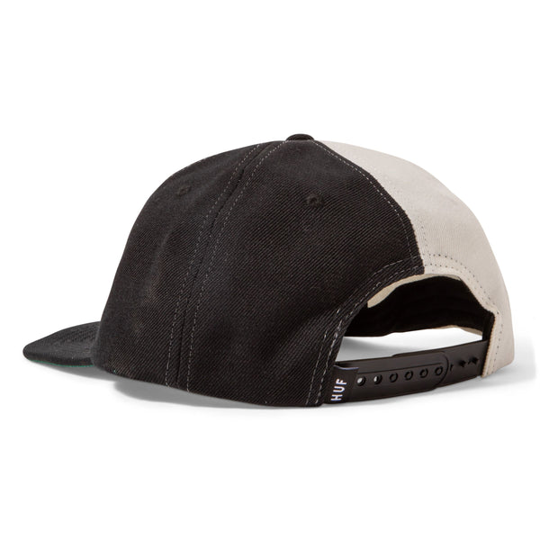 Huf x Thrasher Split Snapback Hat - Black